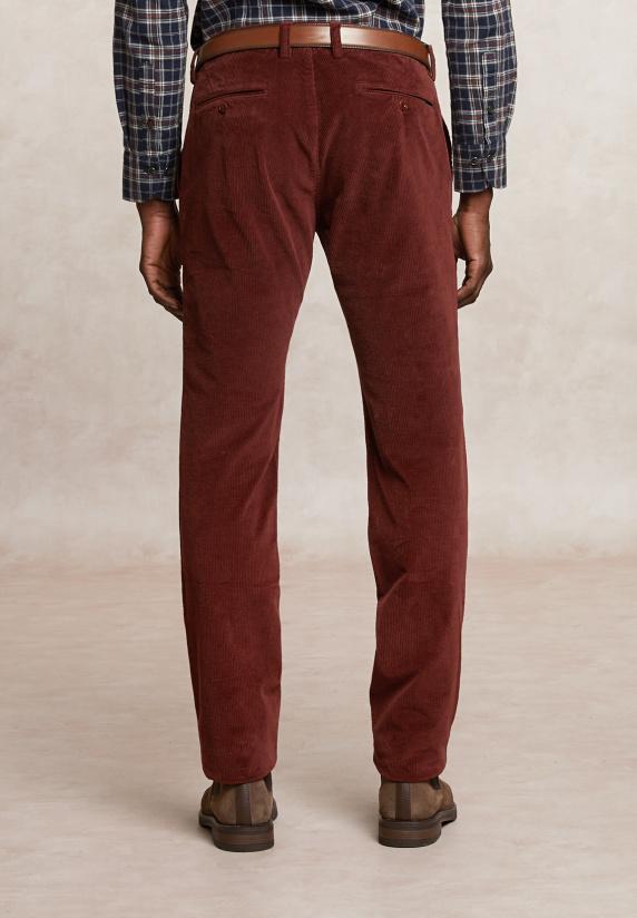 River Woods Basic Ribfluwelen Stretch Broek Crodino