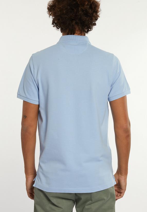 River Woods Custom Fit Basic Pima Katoen Clear Water