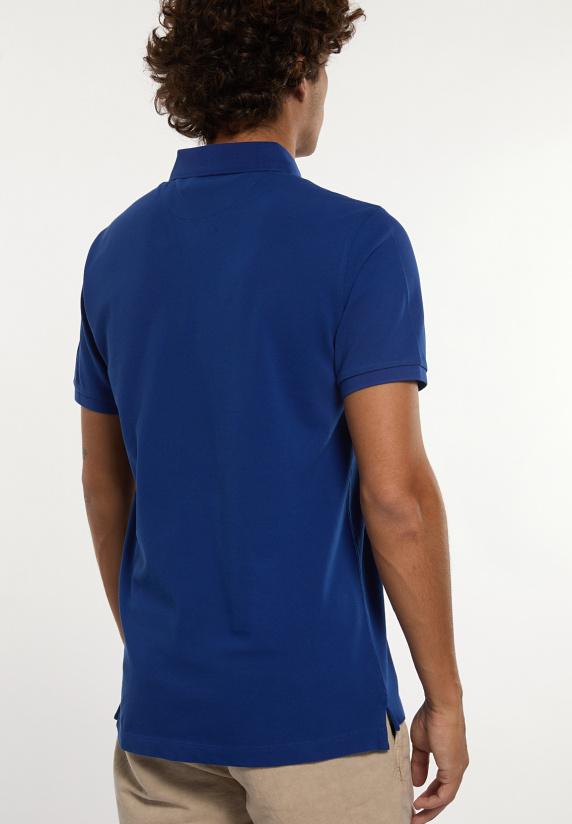 River Woods Custom Fit Basic Pima Katoen Polo Admiral