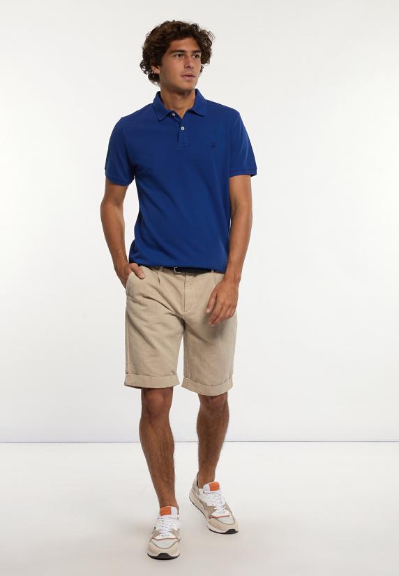 River Woods Custom Fit Basic Pima Katoen Polo Admiral
