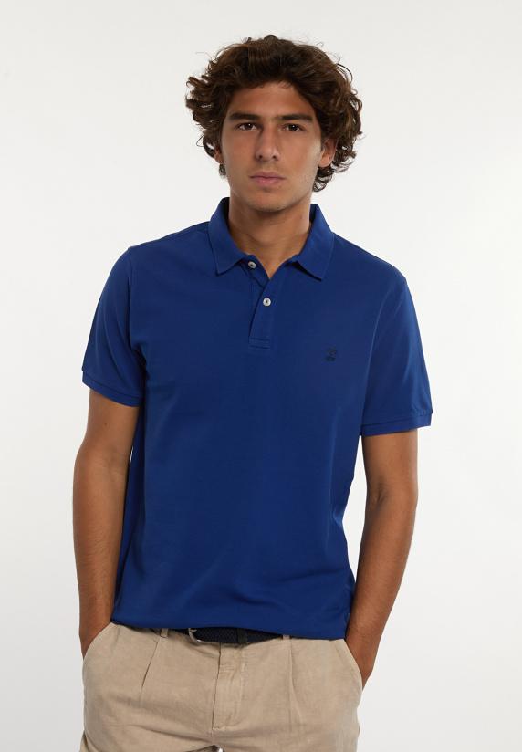 river woods Custom fit basic pima katoen polo admiral