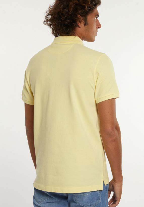 River Woods Custom Fit Basic Pima Katoen Polo Banana