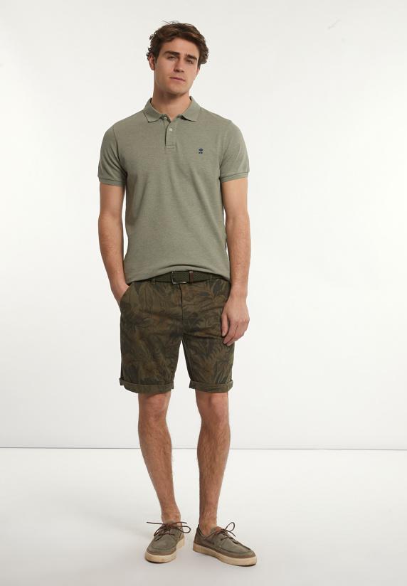 River Woods Custom Fit Basic Pima Katoen Polo Jade Mix