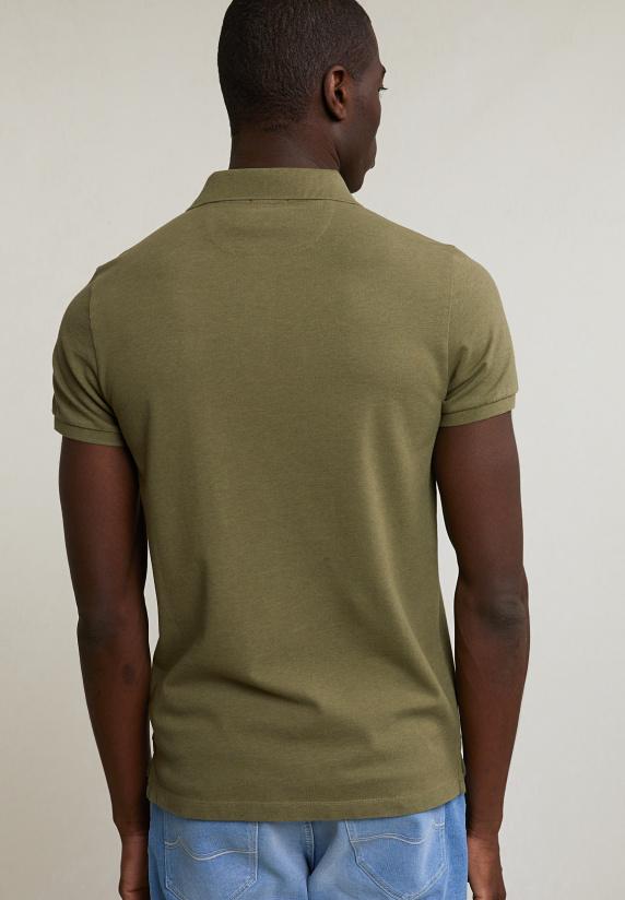 River Woods Custom Fit Basic Pima Katoen Polo Jeep Mix