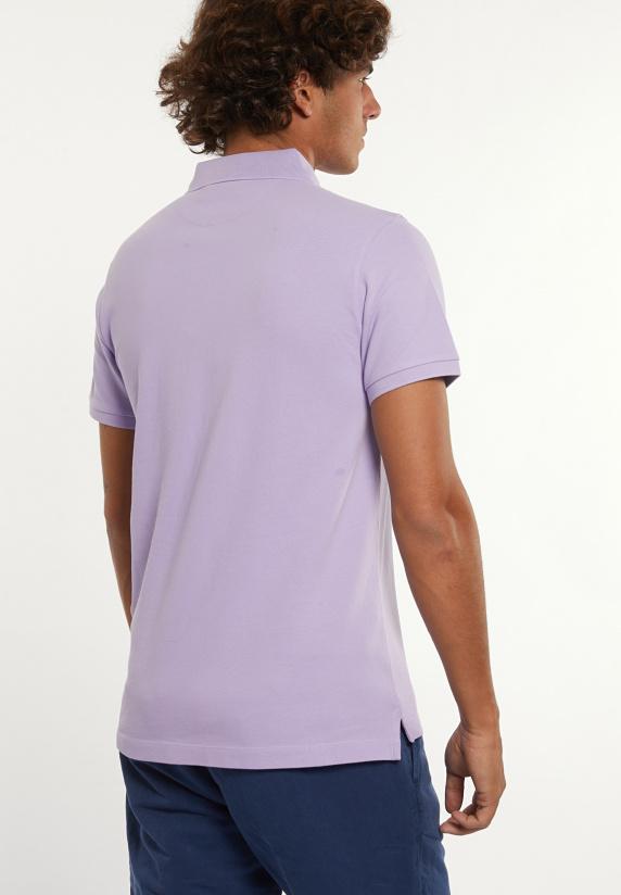 River Woods Custom Fit Basic Pima Katoen Polo Lavender