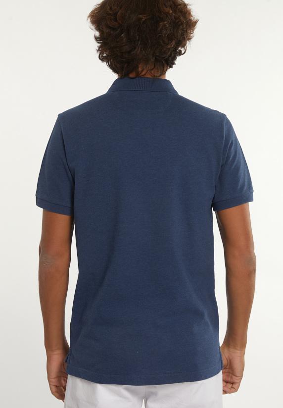 River Woods Custom Fit Basic Pima Katoen Polo Moonlight Mix