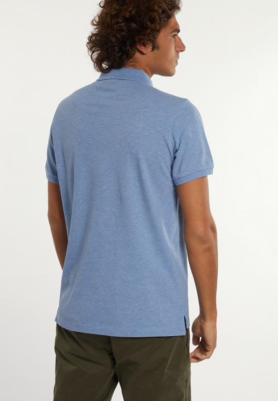 River Woods Custom Fit Basic Pima Katoen Polo Oase Mix