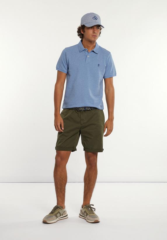 River Woods Custom Fit Basic Pima Katoen Polo Oase Mix