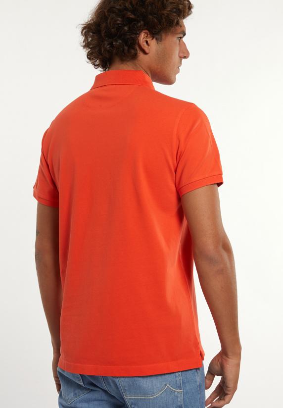 River Woods Custom Fit Basic Pima Katoen Polo Orange