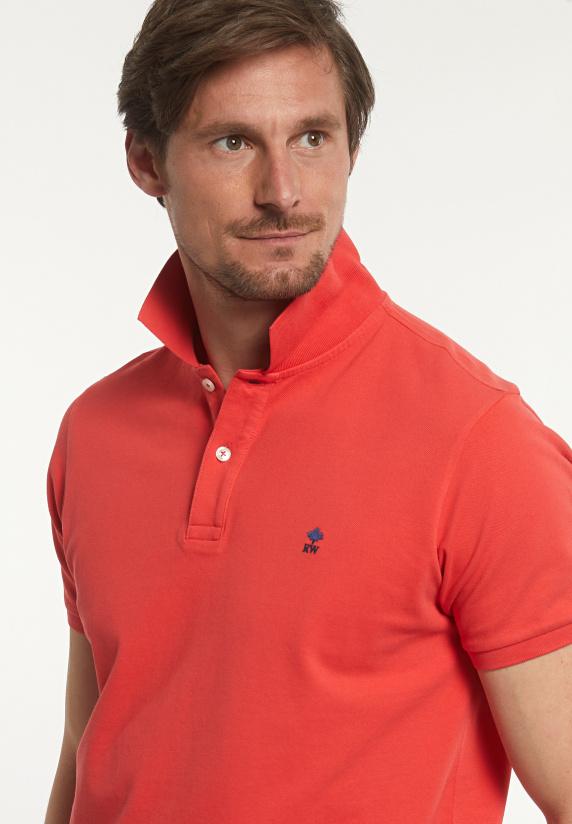 River Woods Custom Fit Basic Pima Katoen Polo Punch
