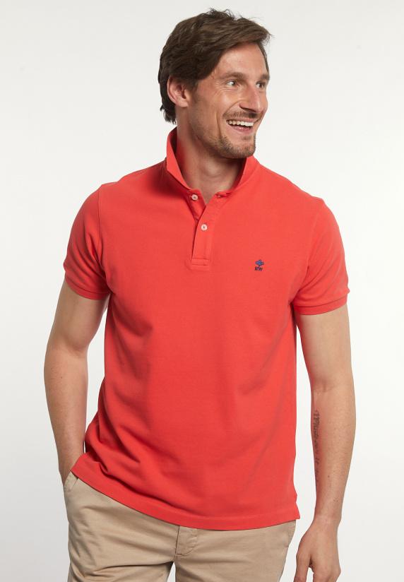 River Woods Custom Fit Basic Pima Katoen Polo Punch