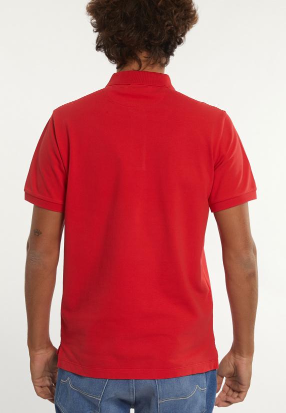 River Woods Custom Fit Basic Pima Katoen Polo Strawberry