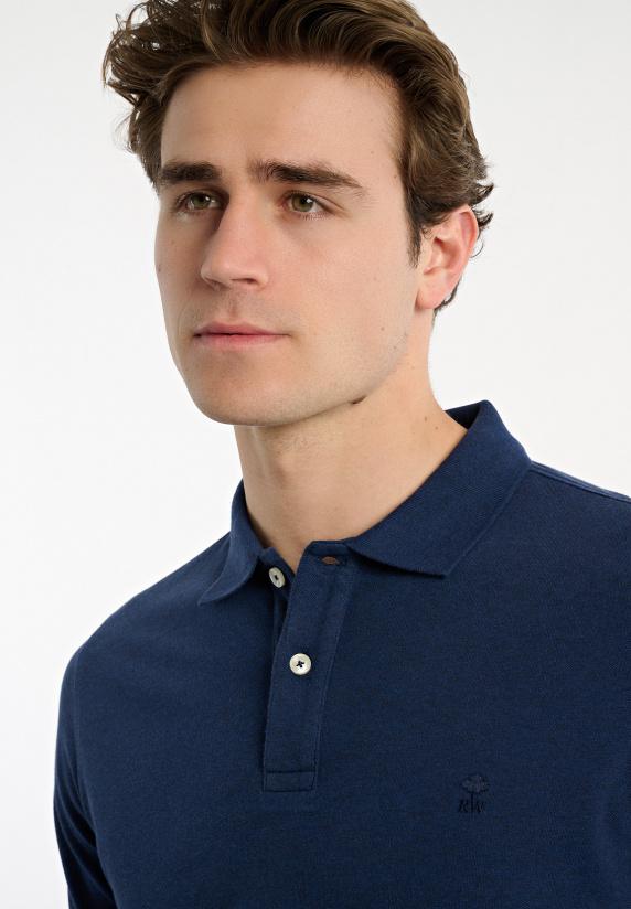 River Woods Custom Fit Basic Pima Katoen Polo Twilight Mix