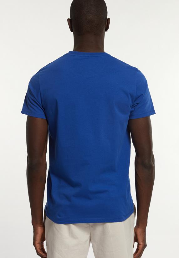 River Woods Custom Fit Basic Pima Katoen T-shirt Admiral