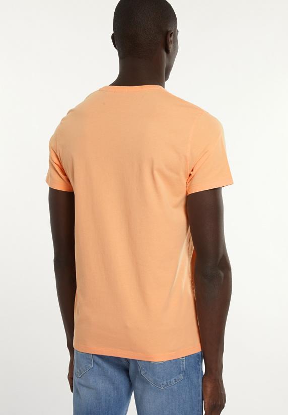River Woods Custom Fit Basic Pima Katoen T-shirt Mandarin