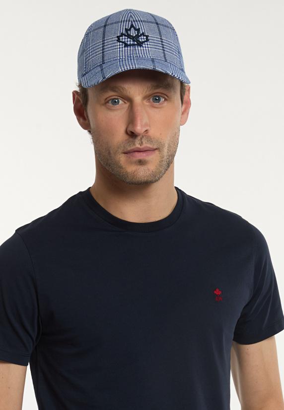 River Woods Custom Fit Basic Pima Katoen T-shirt Navy