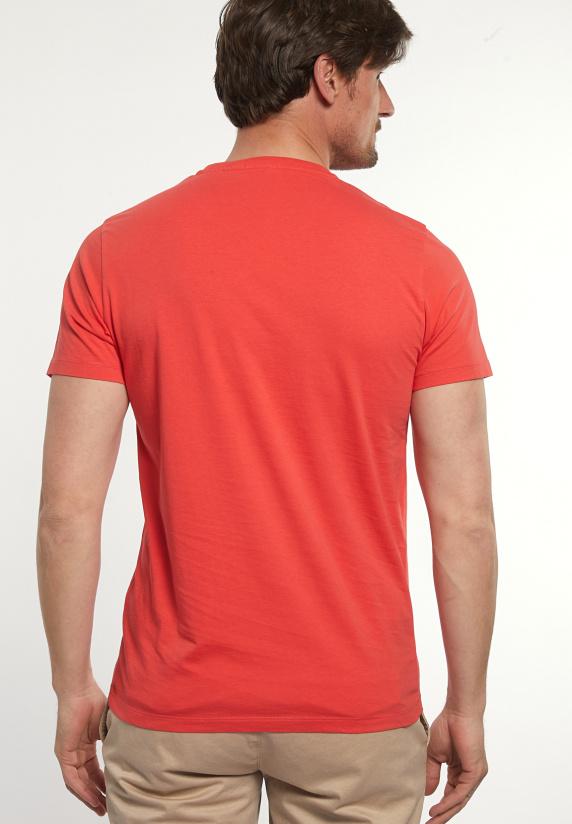 River Woods Custom Fit Basic Pima Katoen T-shirt Punch