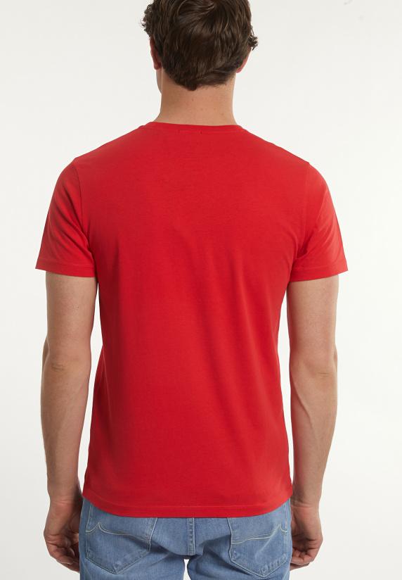 River Woods Custom Fit Basic Pima Katoen T-shirt Strawberry