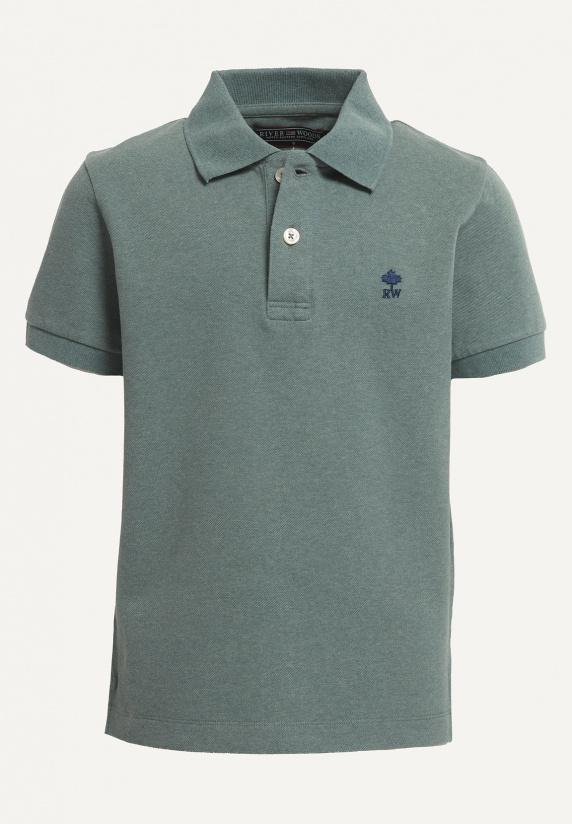 river woods Custom fit basic stretch opal green mix