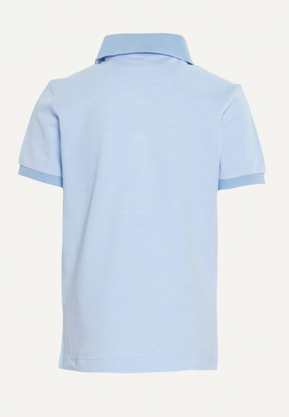 River Woods Custom Fit Basic Stretch Polo Baby Blue