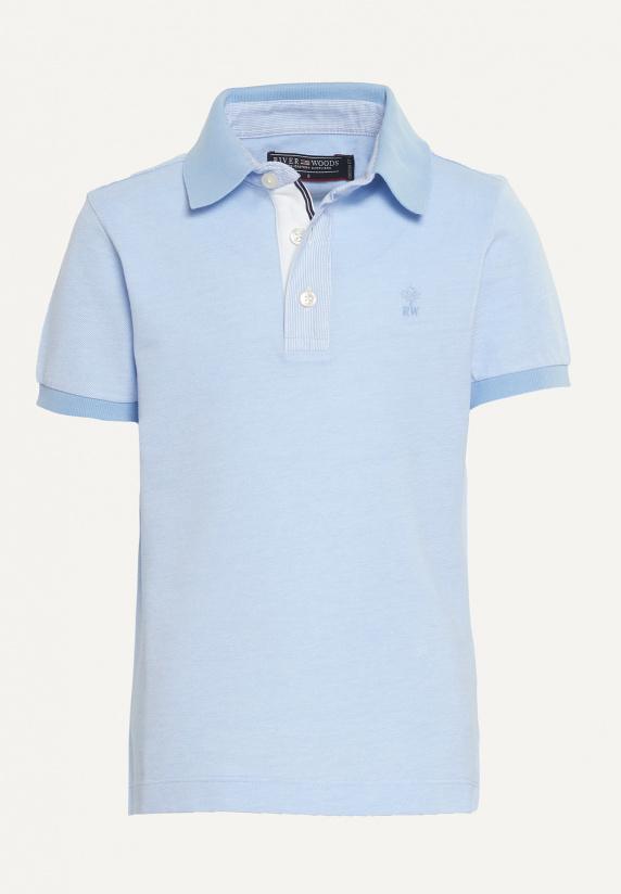 river woods Custom fit basic stretch polo baby blue river woods Custom fit basic stretch polo baby blue