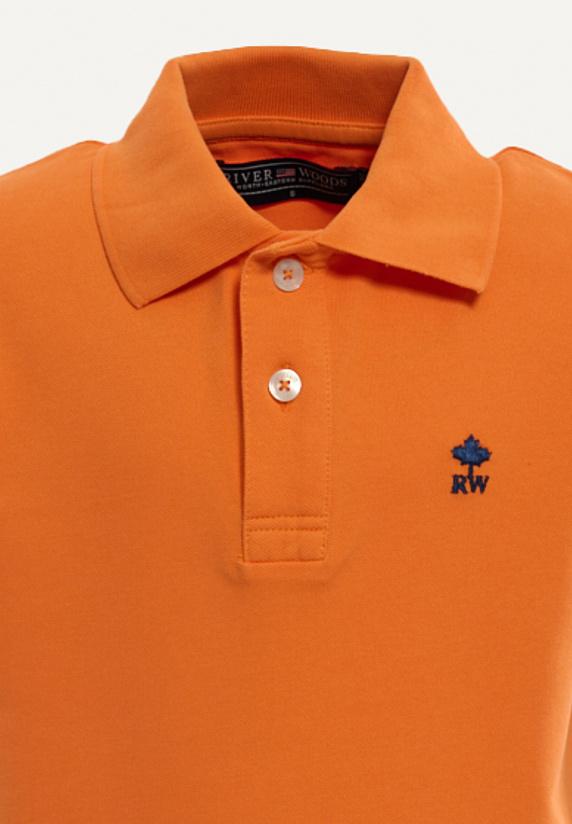 River Woods Custom Fit Basic Stretch Polo Clementine