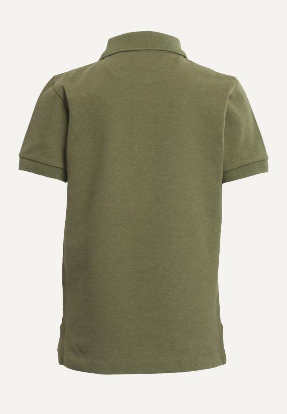 River Woods Custom Fit Basic Stretch Polo Olive Mix