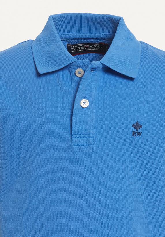 River Woods Custom Fit Basic Stretch Polo Olive Mix SAZ