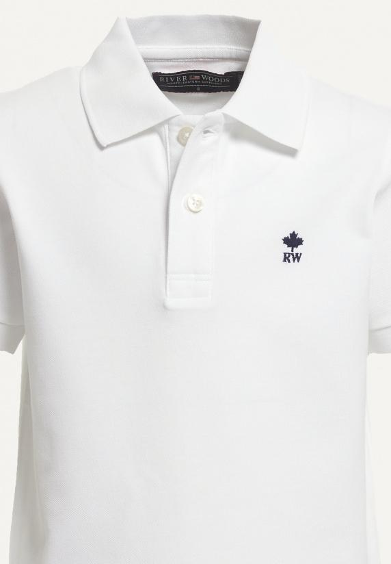 River Woods Custom Fit Basic Stretch Polo Olive Mix WH