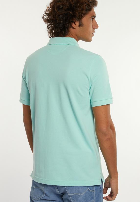River Woods Custom Fit Fancy Katoenen Pique Polo Pastel Groen