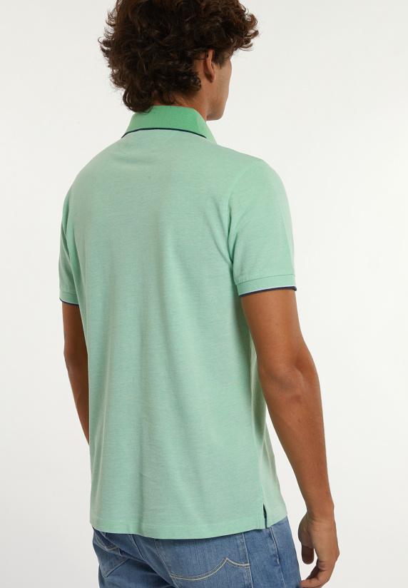 River Woods Custom Fit Fancy Pima Katoen Polo Lime Mix