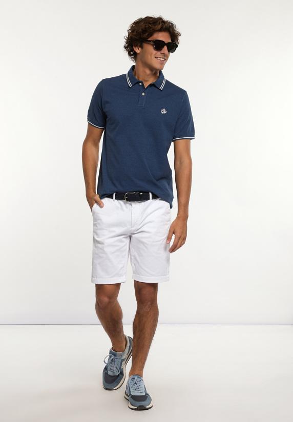 River Woods Custom Fit Fancy Piqué Polo Mykonos Mou