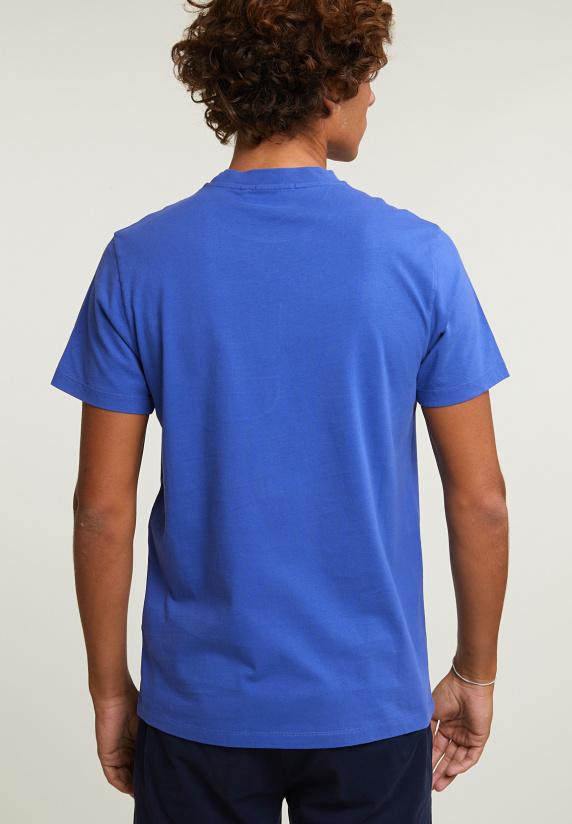 River Woods Custom Fit Fantasie T-shirt Korte Mouwen Caribbean Blue