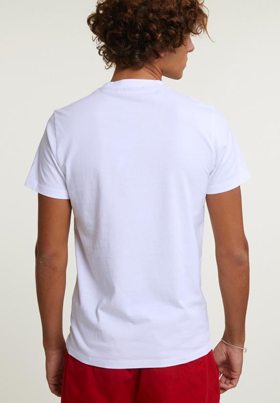 River Woods Custom Fit Fantasie T-shirt Korte Mouwen Wit