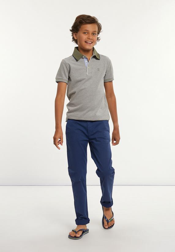 River Woods Custom Fit Jaspe Piqué Stretch Polo Olive Mix