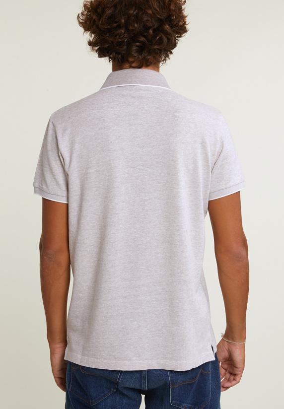 River Woods Custom Fit Katoen-linnen Polo Korte Mouwen Linen Mix