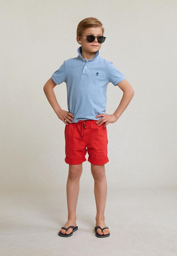 River Woods Custom Fit Katoenen Basic Stretch Polo Dk Victoria Mix