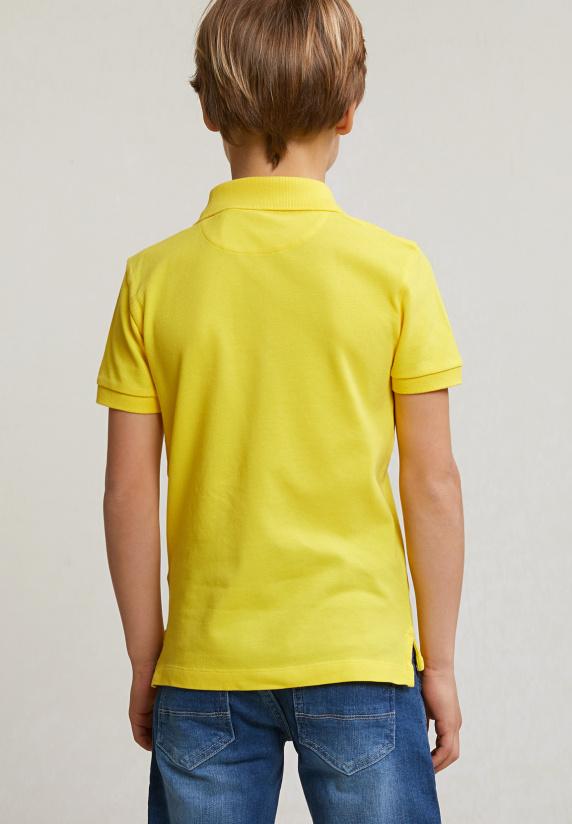 River Woods Custom Fit Katoenen Basic Stretch Polo Lemonade