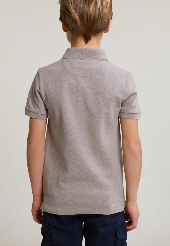 River Woods Custom Fit Katoenen Basic Stretch Polo Wood Mix