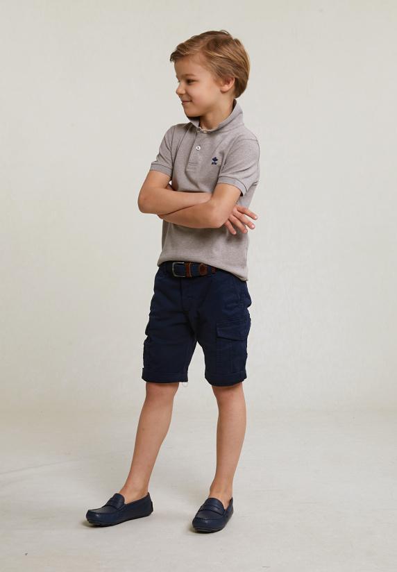 River Woods Custom Fit Katoenen Basic Stretch Polo Wood Mix