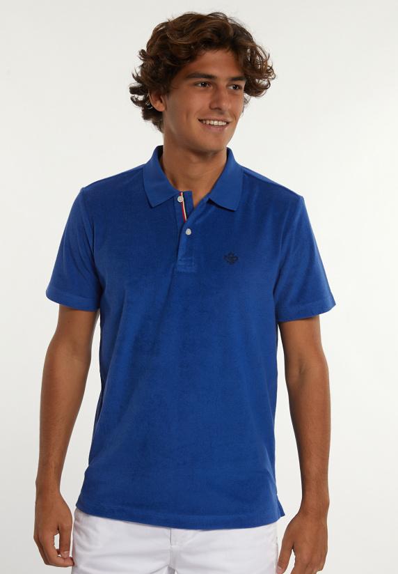 river woods Custom fit katoenen éponge polo admiral
