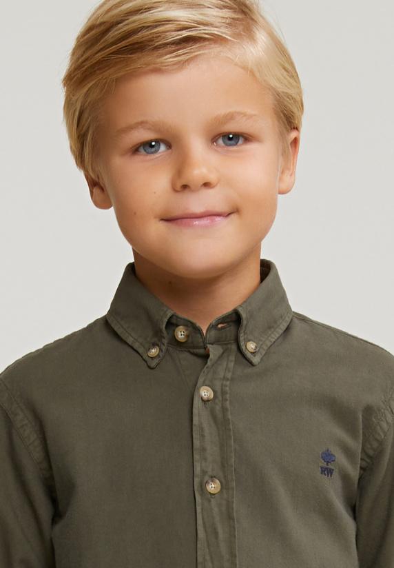 River Woods Custom Fit Katoenen Hemd Table Mountain