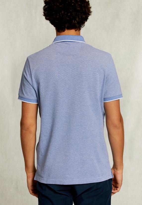 River Woods Custom Fit Katoenen Polo Dark Palazzo Mix