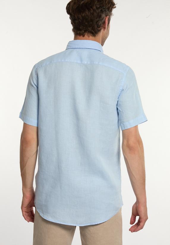 River Woods Custom Fit Linnen Hemd Korte Mouwen Carolina