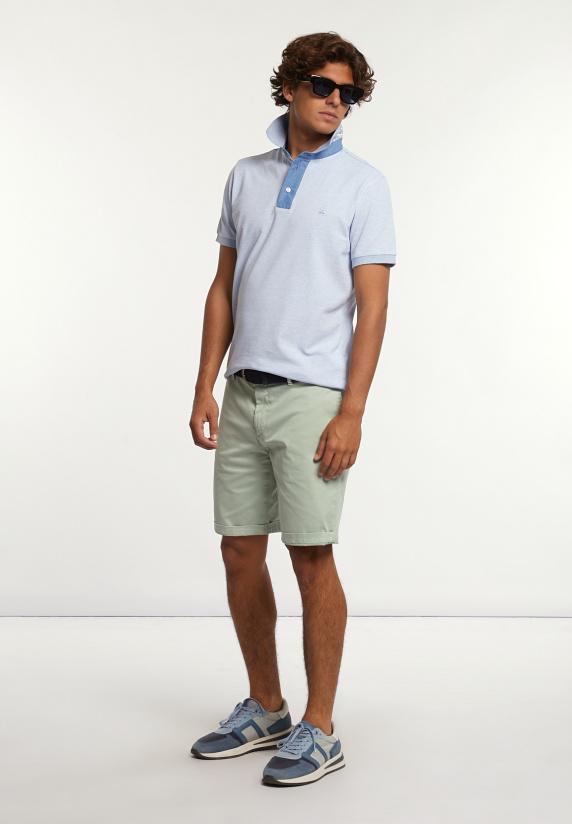 River Woods Custom Fit Lux Jaspe Piqué Polo Ice Mix