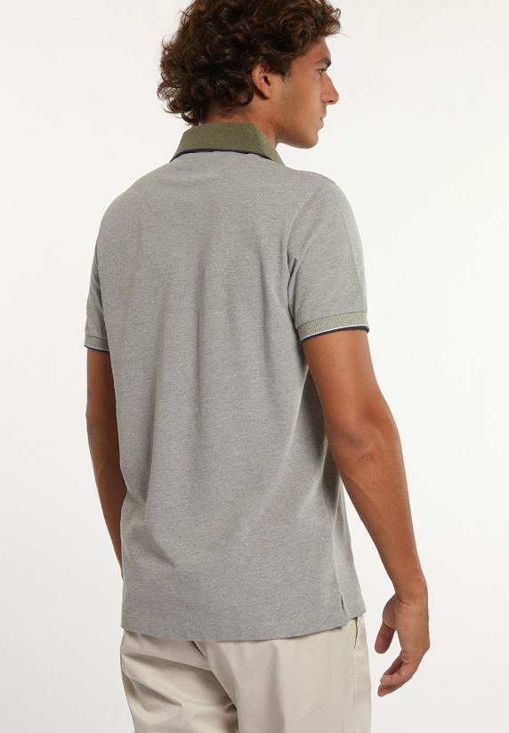 River Woods Custom Fit Pima Katoen Fantasie Polo Olive Mix