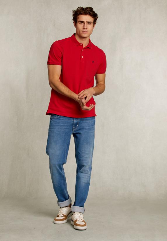 River Woods Custom Fit Pima Katoen Polo Bloody Mary Mix