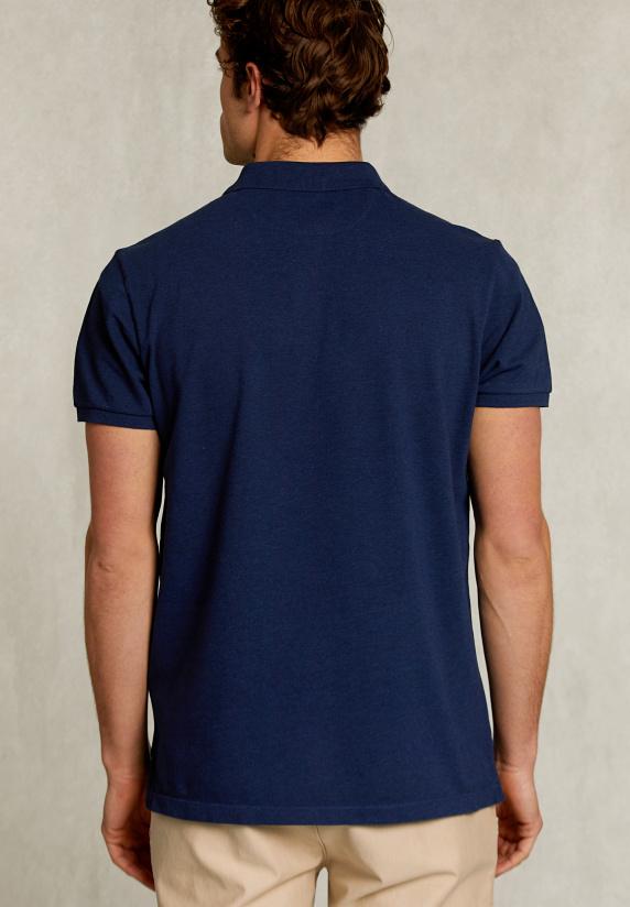 River Woods Custom Fit Pima Katoen Polo French Dark Mix
