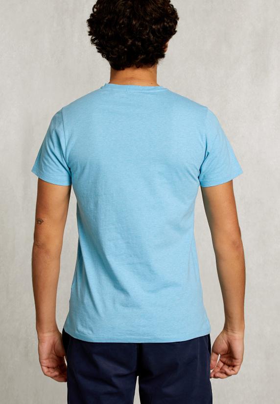 River Woods Custom Fit Pima Katoen T-shirt Bora Bora Mix