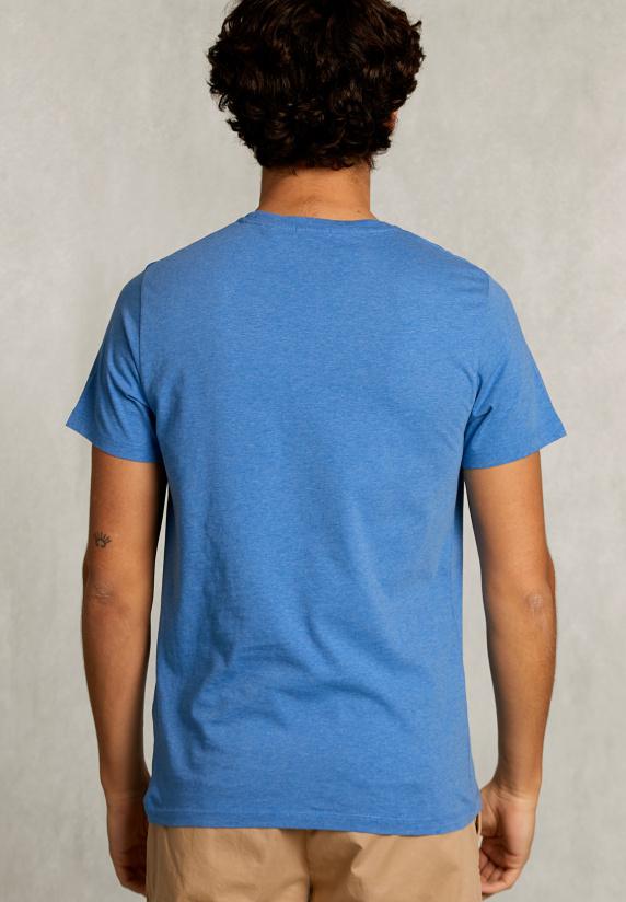 River Woods Custom Fit Pima Katoen T-shirt Ocean Mix